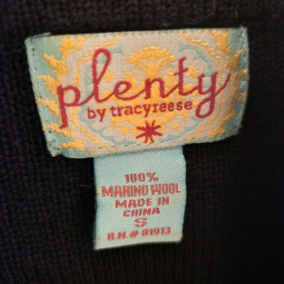 Anthropologie Plenty by Tracy Reese 100% Wool Sweater Siza Small - Picture 3 of 9